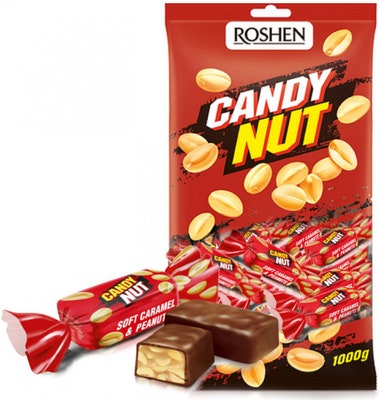 Roshen Бонбони Candy Nut карамел и фъстъци | Kolichka.bg