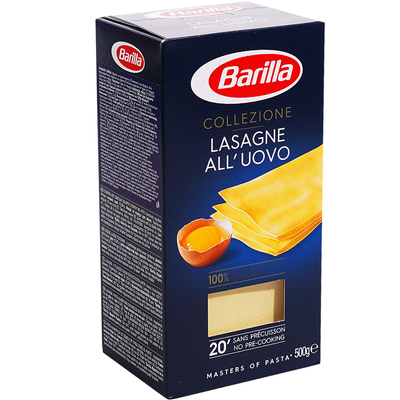 BARILLA Кори за лазаня с яйца | Kolichka.bg