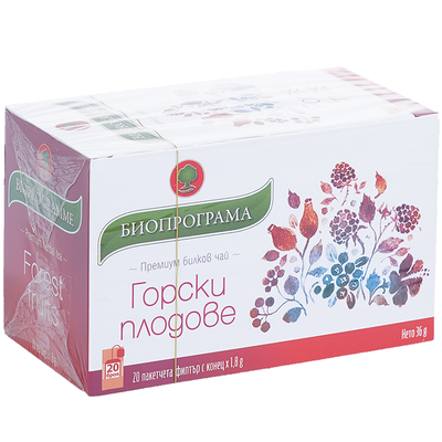 BIOPROGRAMA Чай горски плодове | Kolichka.bg