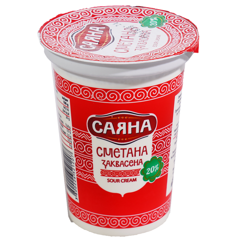 Саяна Заквасена сметана 20% | Kolichka.bg
